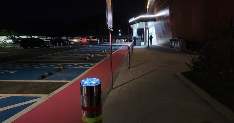 RE_안산휴게소 강릉방향 볼라드, 펜스등 1 GIFL-1